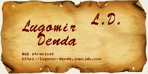 Lugomir Denda vizit kartica
